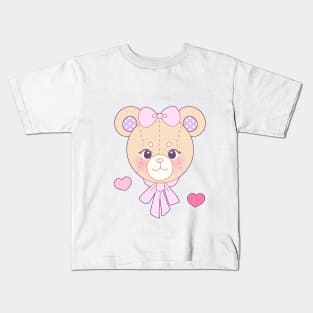 Lovely Bear Charm Kids T-Shirt